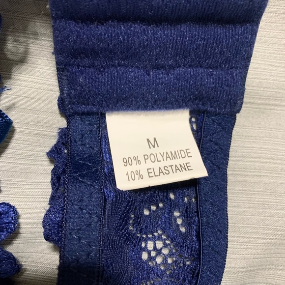 Navy Lace Lingerie Women’s M - Picture 5 of 5